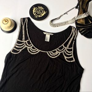 🏰 Beaded H&M tank